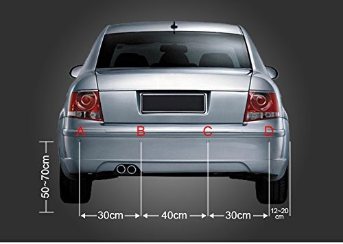 Car Reverse Backup Radar System Reverse Parking Car Vehicle Backup Auto Radar...