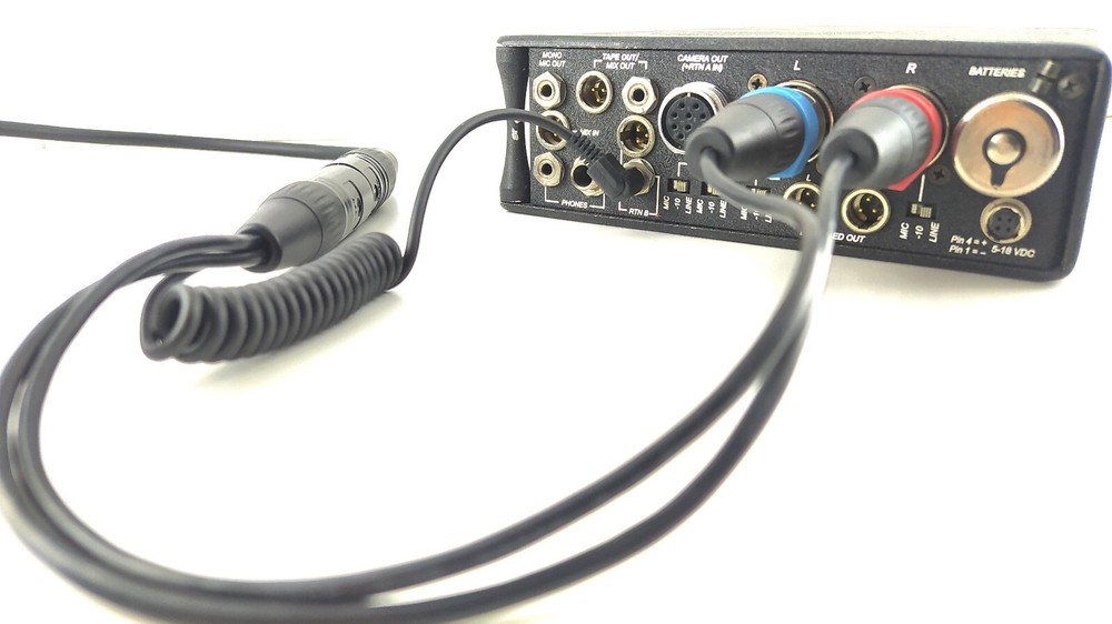 Breakaway Cable ENG Remote Sound Devices Hinterband Spiral Cable