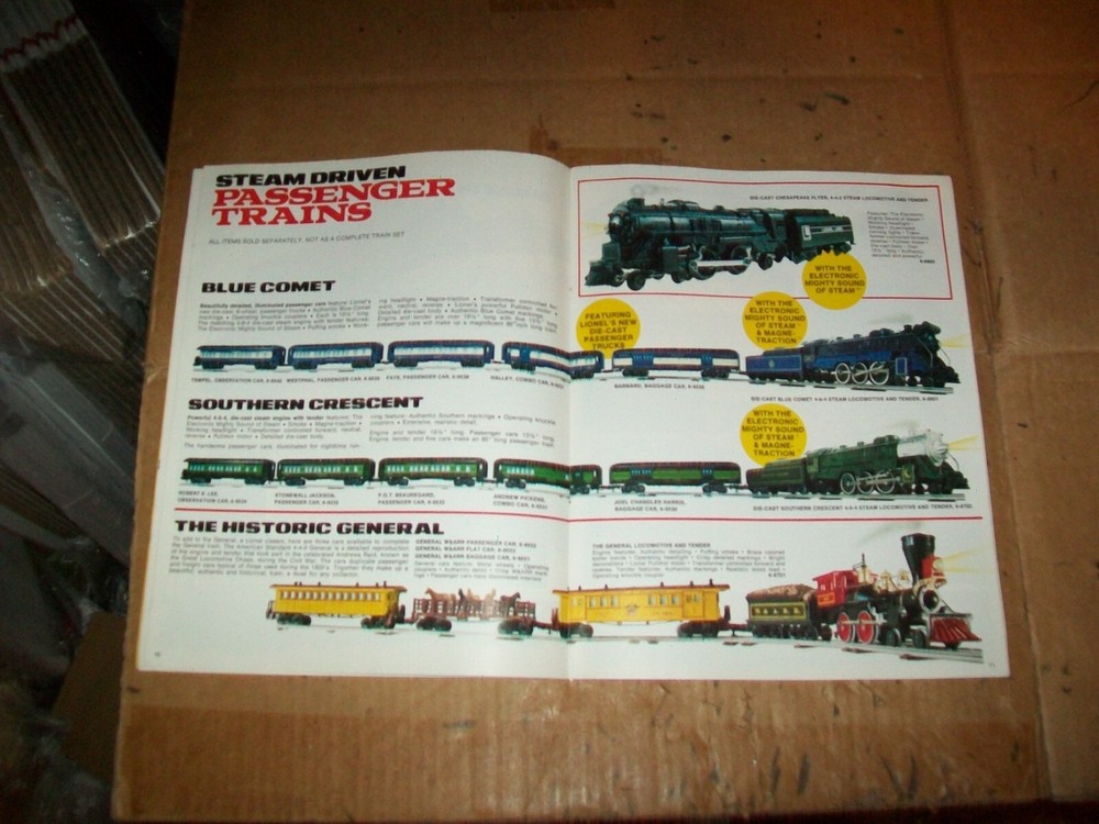 1978 Lionel train Catalog
