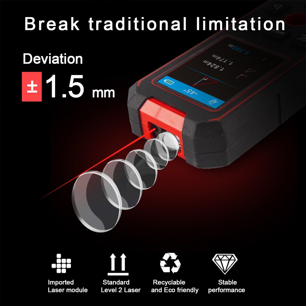 NF-518S Wall Scanner Stud Sensor Stud Detector Beam Detector Laser Rangefinder