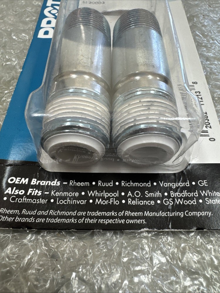 Rheem Water Heater Heat Trap Nipple Kit SP20003