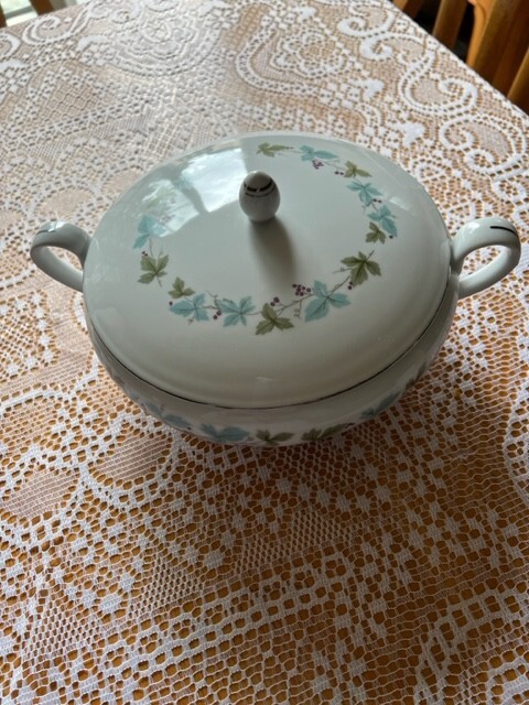 Vintage Max Schonfeld fine bone china serving bowl