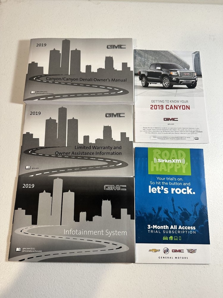 2019 GMC Canyon Denali Owner's Manual Set