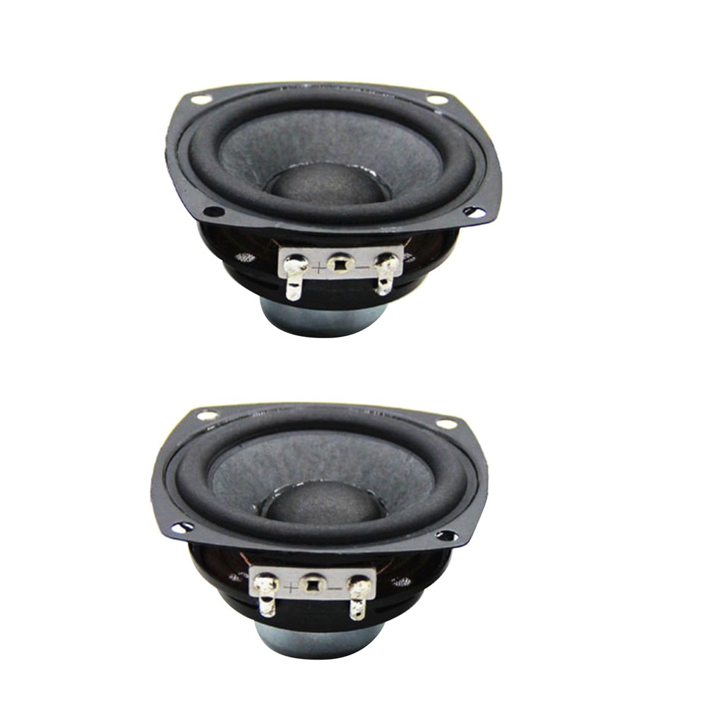 2PCS 25W 4Ω Speakers Full-Range Frequency Response High sensitivity&resolution