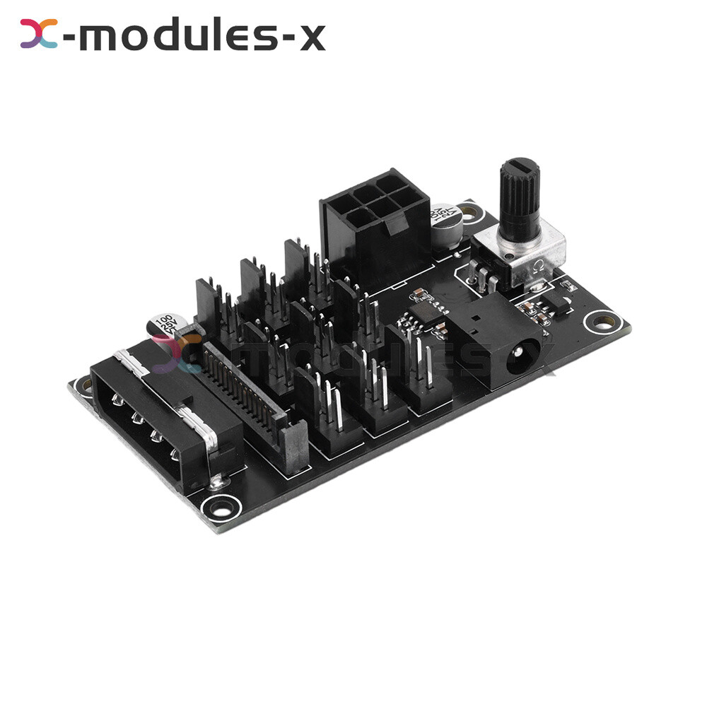 Computer Chassis PWM Violent Fan Speed Controller 9-Channel Fan Hub Controller