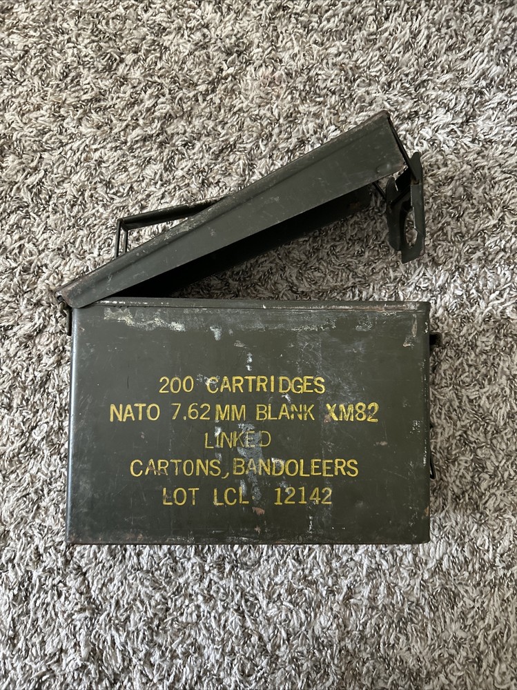 Vintage Military Ammo Box