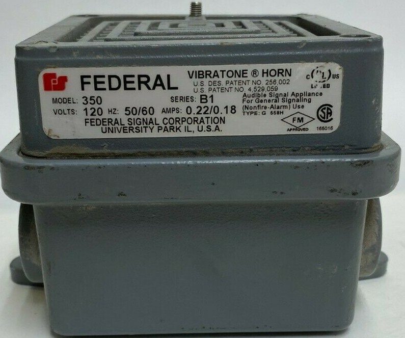 FEDERAL VIBRATONE HORN SERIES B1 WITH PIPE