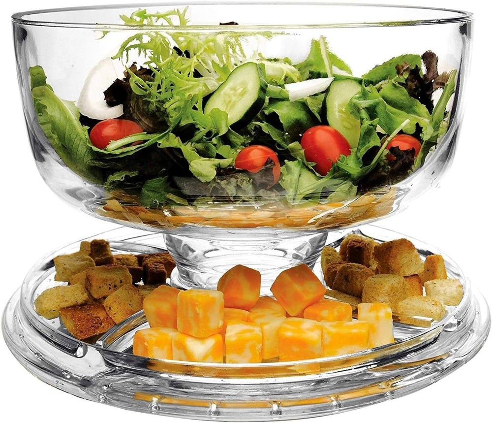 Multifunctional 12" Acrylic Cake Stand - Ultimate 6 in 1 Serving Experience
