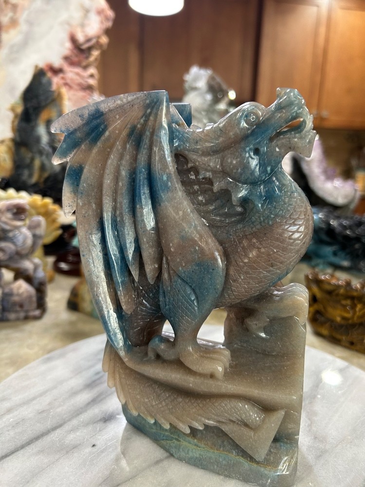 Trolleite fly Dragon carving