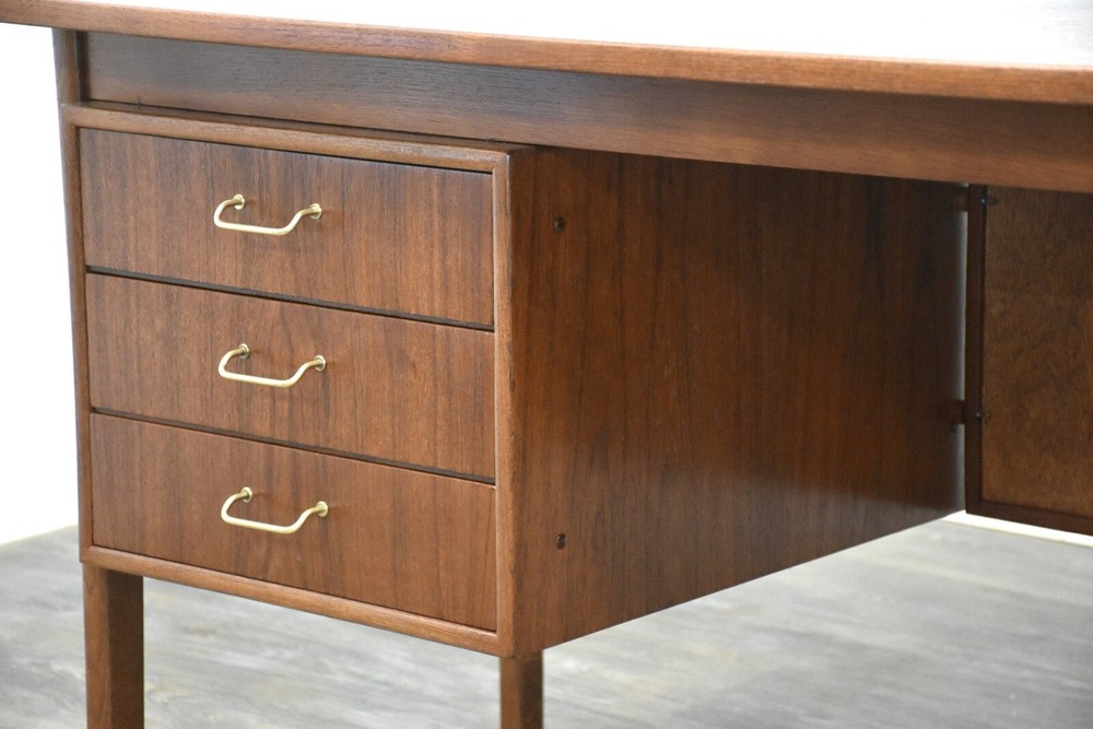 Refinished Danish Modern Teak Desk
