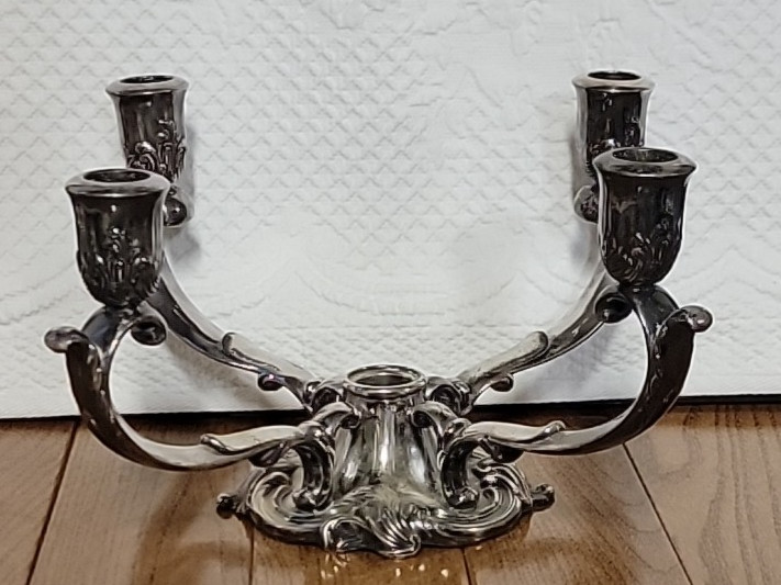 Reed & Barton 145 Silverplate Epergne Candelabra