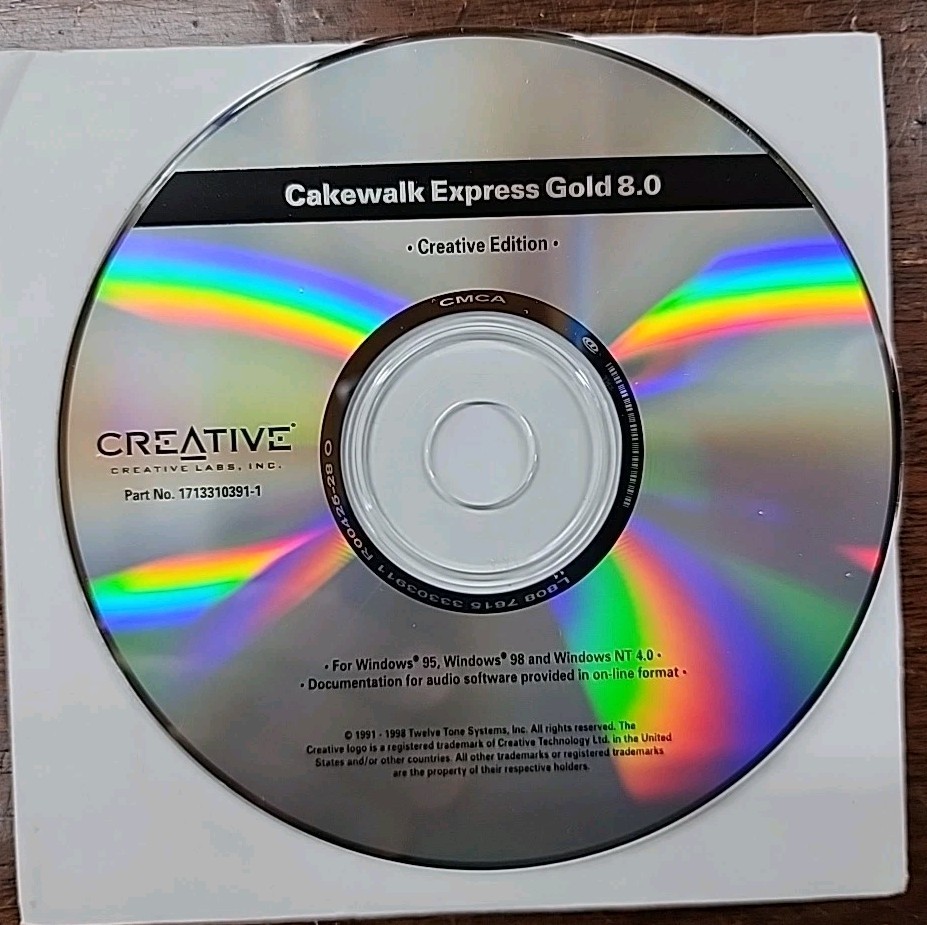 1999 Creative Sound Blaster Live Installation Software