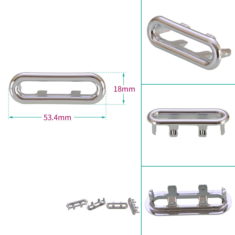 Bathroom Basin Sink Double Ring Hole Overflow Covers Chromed for Ceramic Sinks