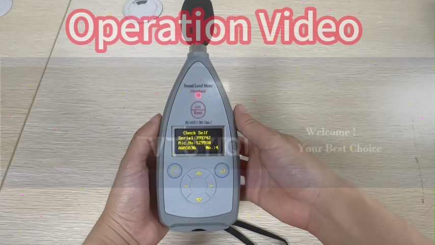 Type 2 Noise Meter Sound Level Meter Tester with Integrating Function 30~130dBA