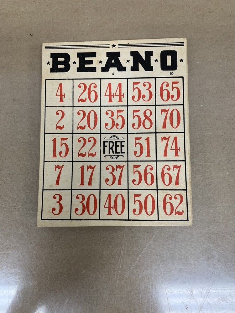 Vintage Set-Two Beano Game Complete No. 4317