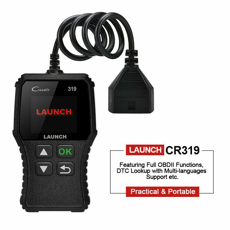 LAUNCH CR319 OBD2 Scanner Universal Car Fault Code Reader Engine Diagnostic Tool
