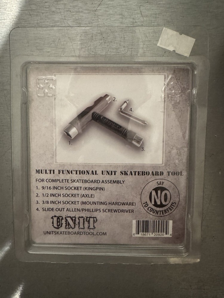 Unit Tool 4 In 1 Skate Tool Quad Skateboard