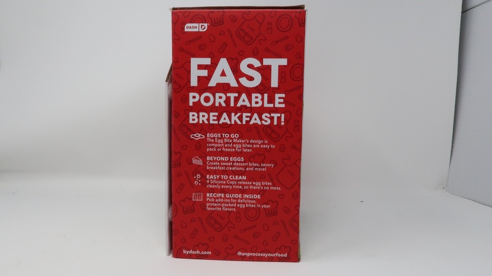 Red DASH Egg Bite Maker NEW