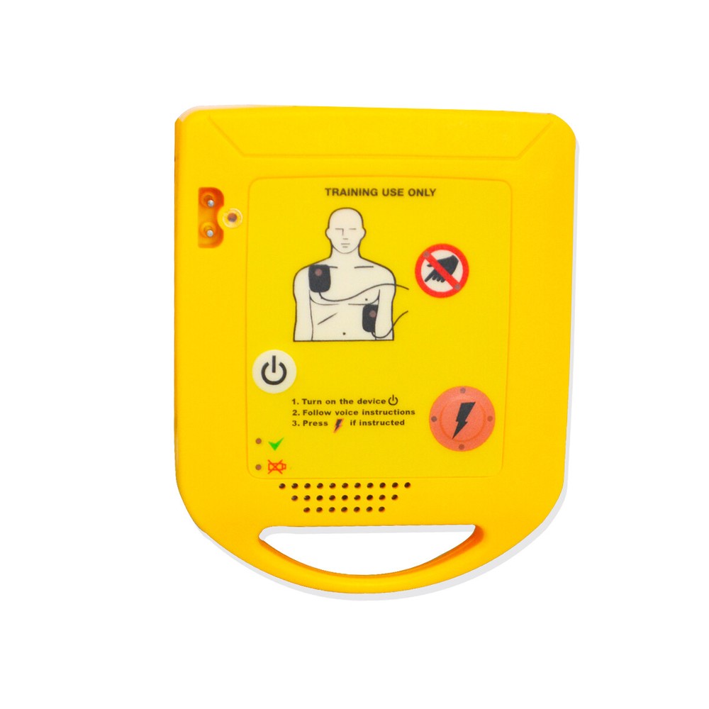 1pc AED Trainer Mini Automatic External Defibrillator First Aid Kit In Spanish