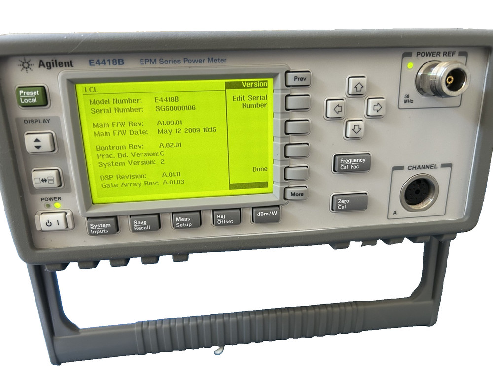 Agilent E4418B EPM RF Power Meter System | 8481A Sensor | E9288A Cable | Case