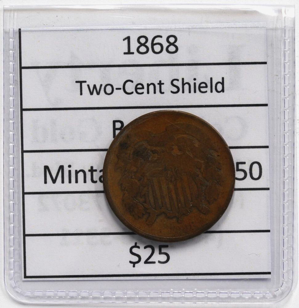 1868 2 Cent Piece