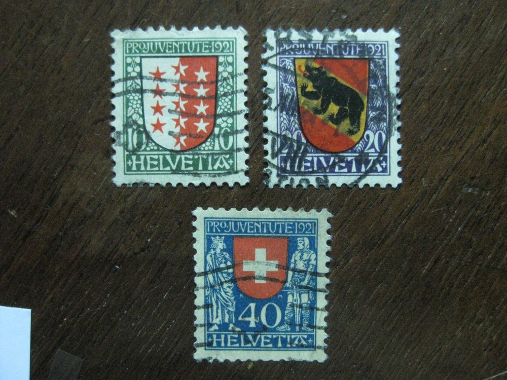Switzerland Mi No. 172-174 Complete Postmarked d6)