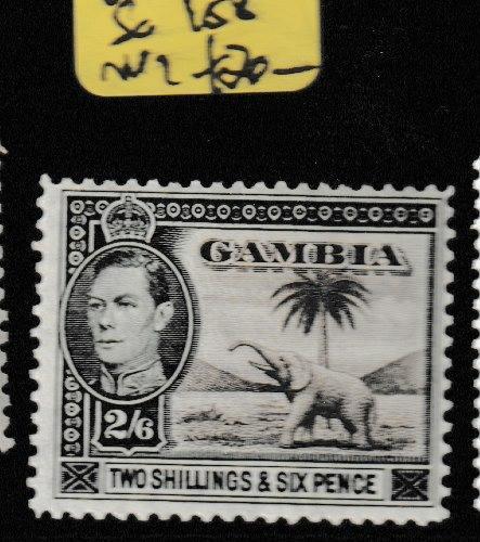 Gambia Elephant SG 158 MOG (4gbu)