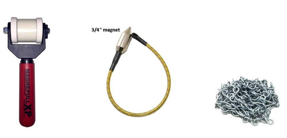Magnepull XP1000LC Cable Puller Fishing Tool + Magnespot XR1000-K2 + 1/2" Magnet