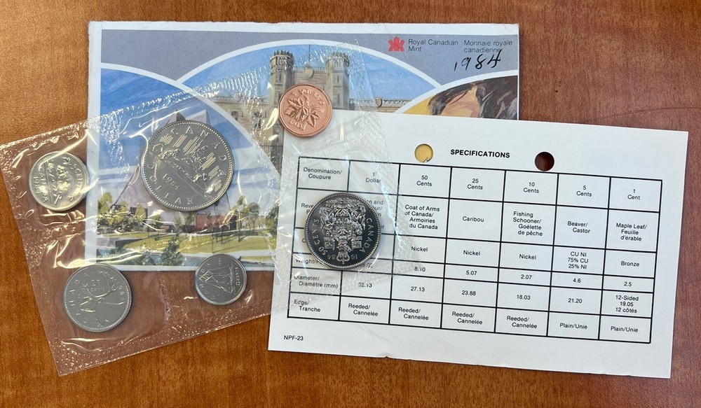 Canada 1984 PL Proof Like Uncirculated Coin Set