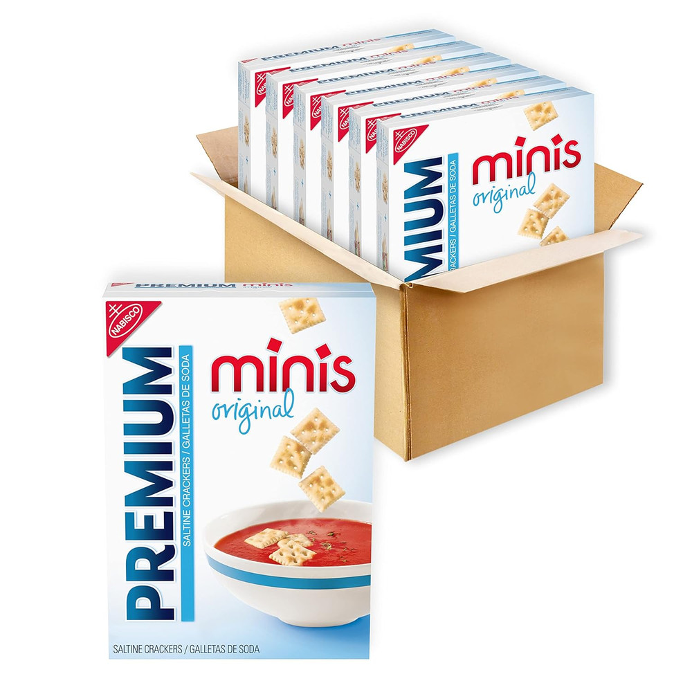 Original Mini Saltine Crackers, 6 - 11 Oz Boxes