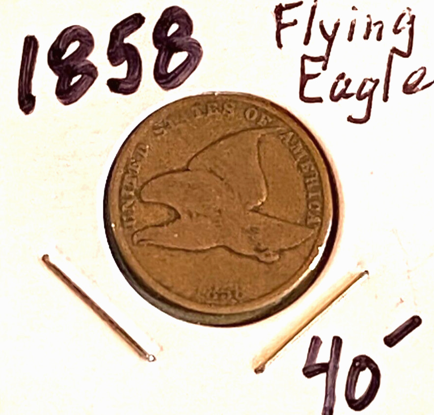 1858 Flying Eagle Cent
