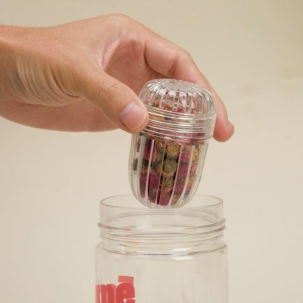 1Pc Clear Tea Infuser Ball,Plastic Mesh Tea Ball, Tea Infuser Strainer Filter...
