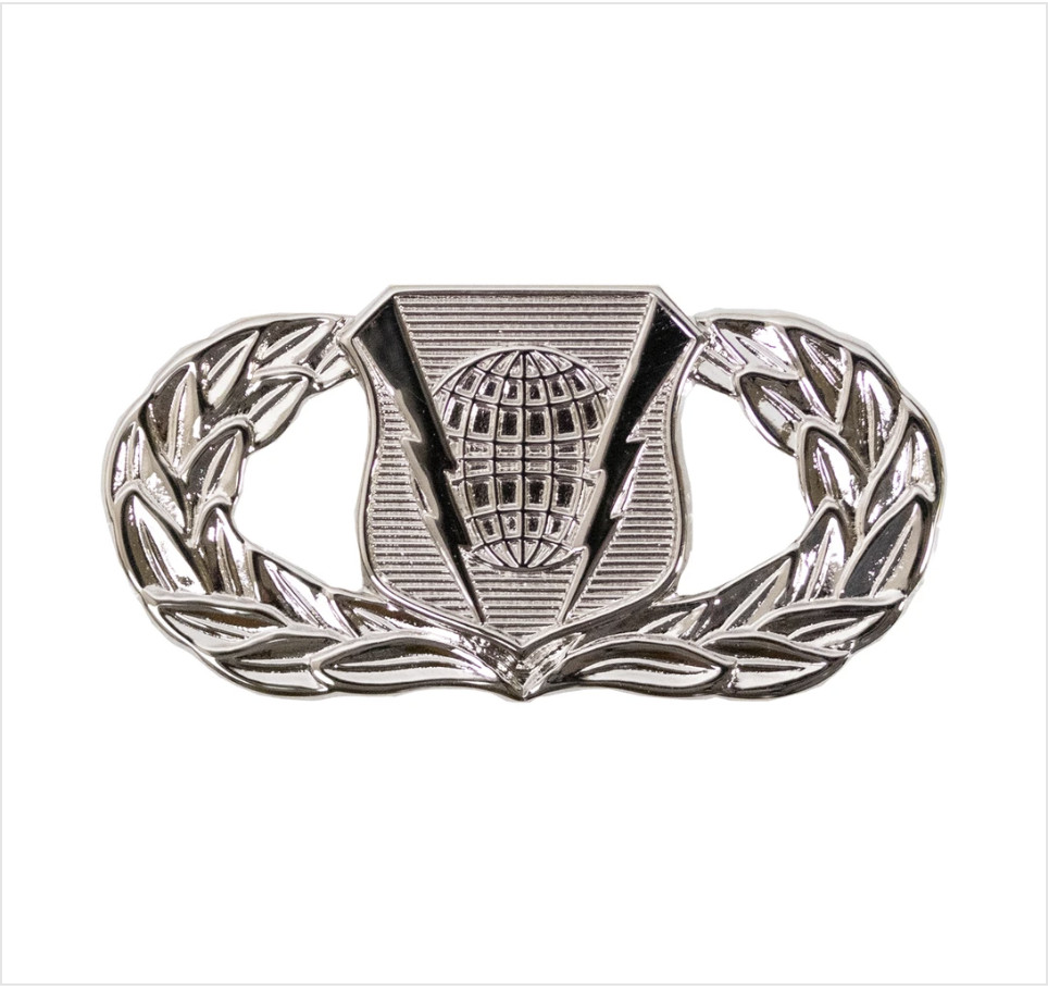 GENUINE U.S. AIR FORCE BADGE: COMMAND AND CONTROL - MIDSIZE