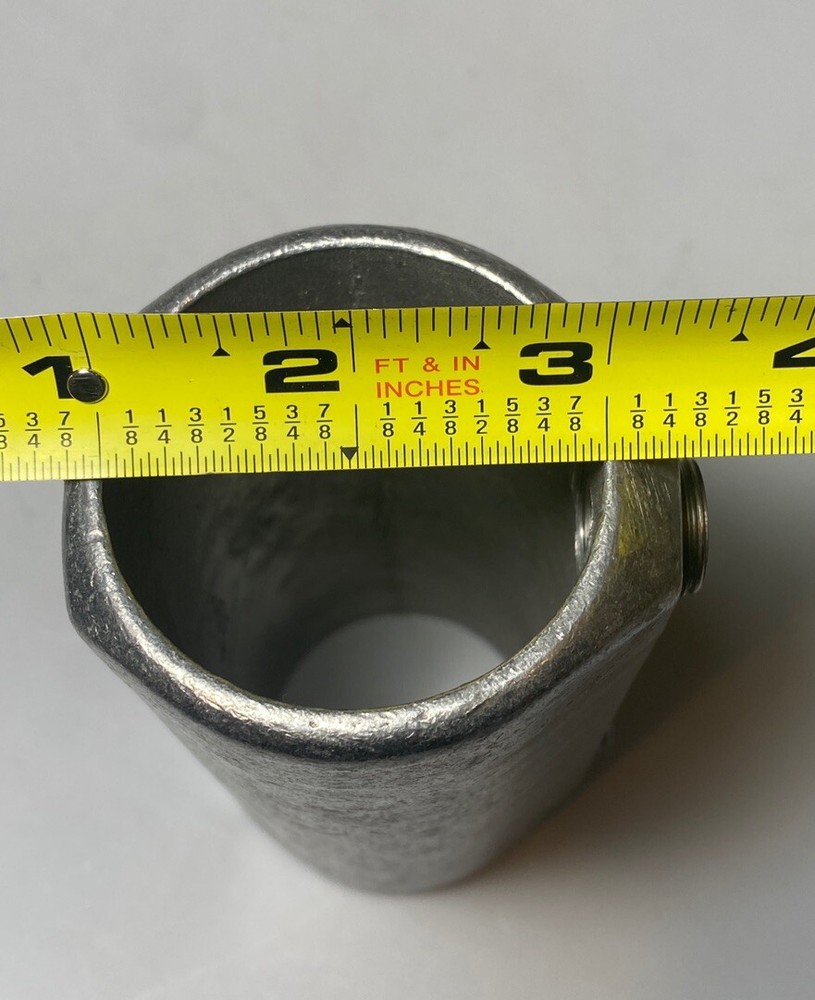 (Qty 2) 1-1/2" Structural Pipe External Coupling L14-8, Kee Lite NEW
