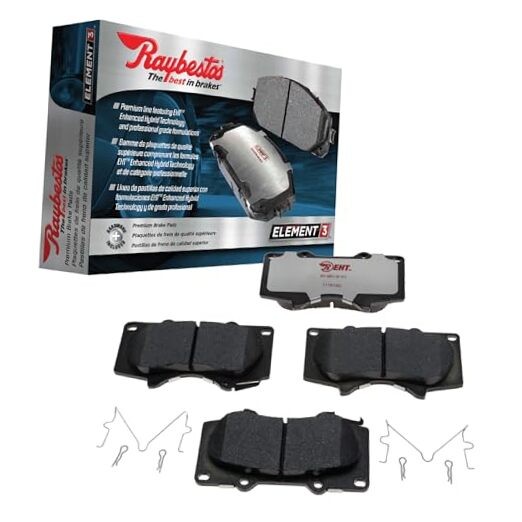 Premium  Element3 EHT Replacement Front Brake Pad Set for One Size EHT1828H