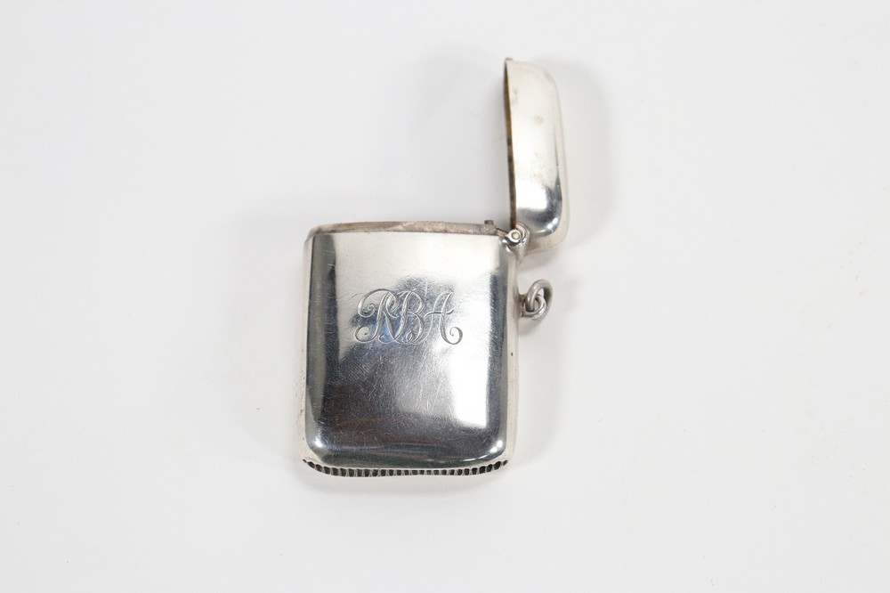 Antique Sterling Silver Match Safe