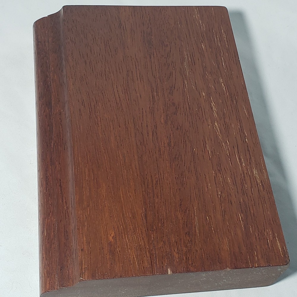 Solid wood Rectangle Wood Display Plaque Display Base Display Stand 5x7 iroko