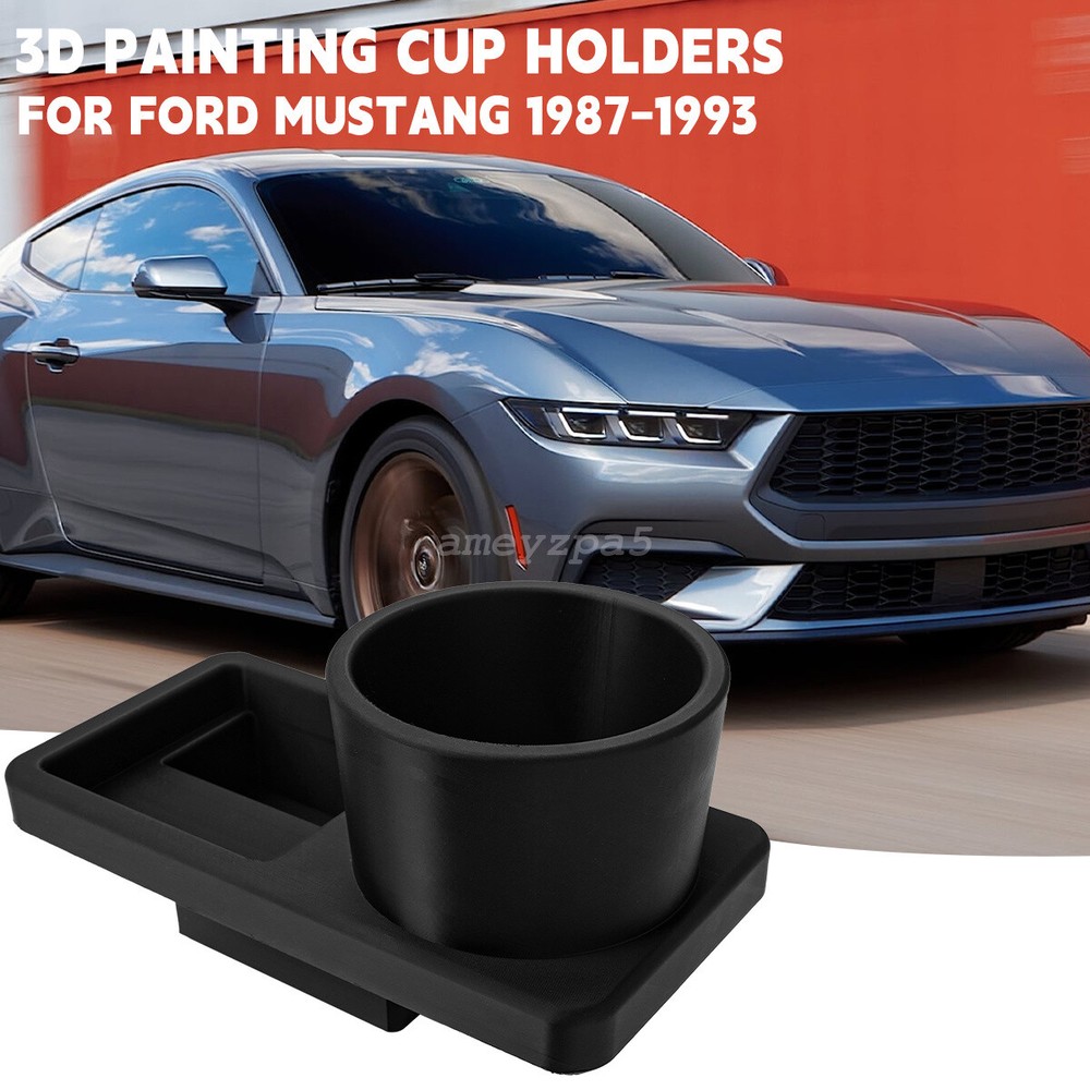 1987-1993 Ford Mustang Cup Holder (Ashtray Delete) - 3d Printed