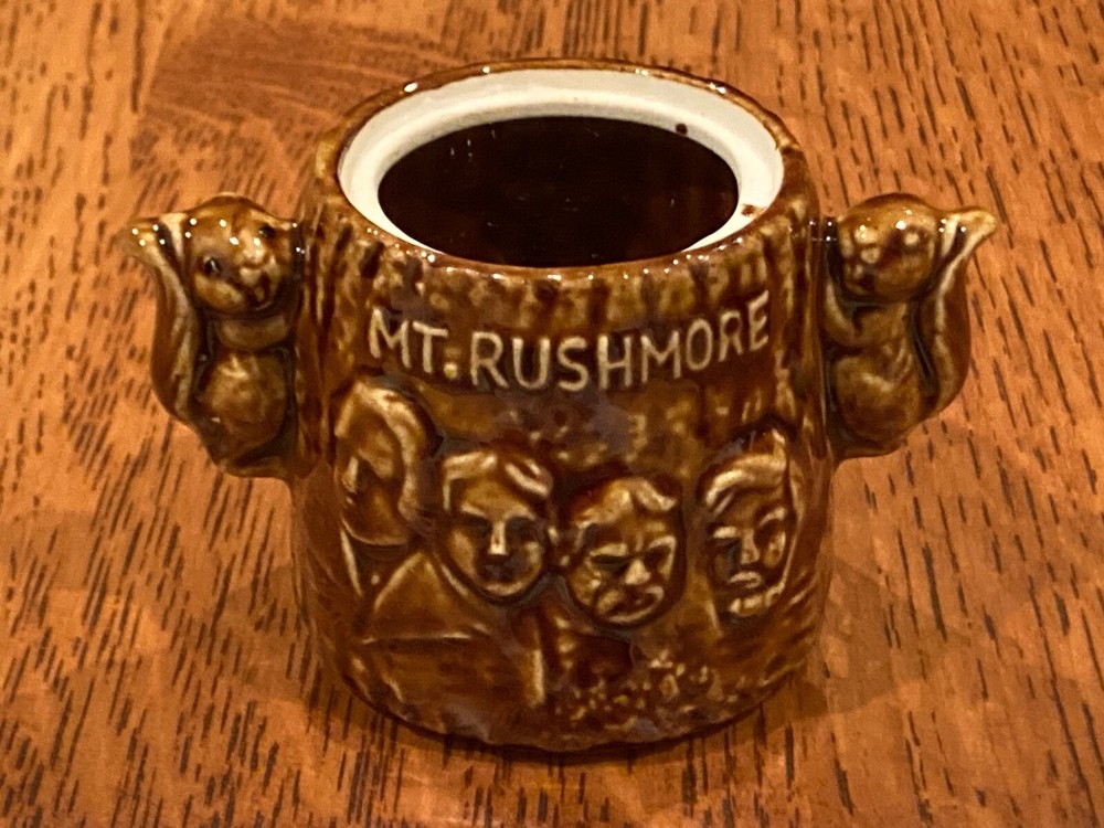 Vintage Mt. Rushmore & Squirrel Sugar Bowl - Replacement Base