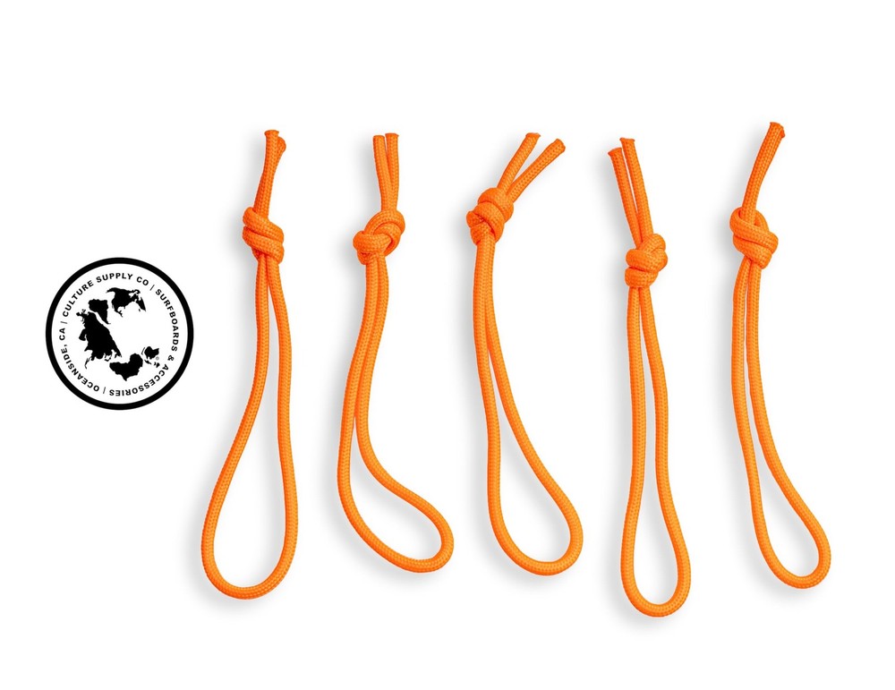 Culture Supply 5-Pack Surfboard Leash Strings Neon Yellow