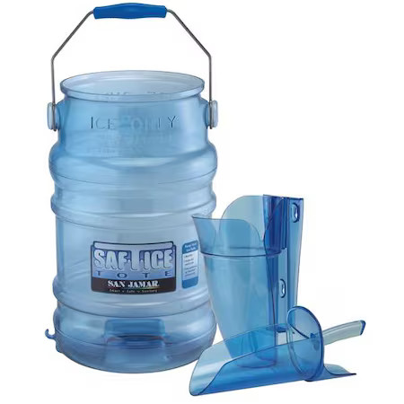 San Jamar Si8500 Ice Tote System, Blue