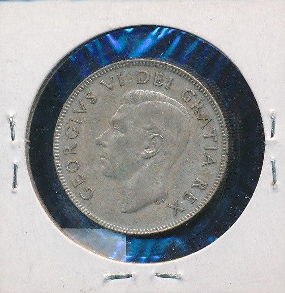 CANADA - 50 CENT - 1950 - SILVER - MELT - #6235