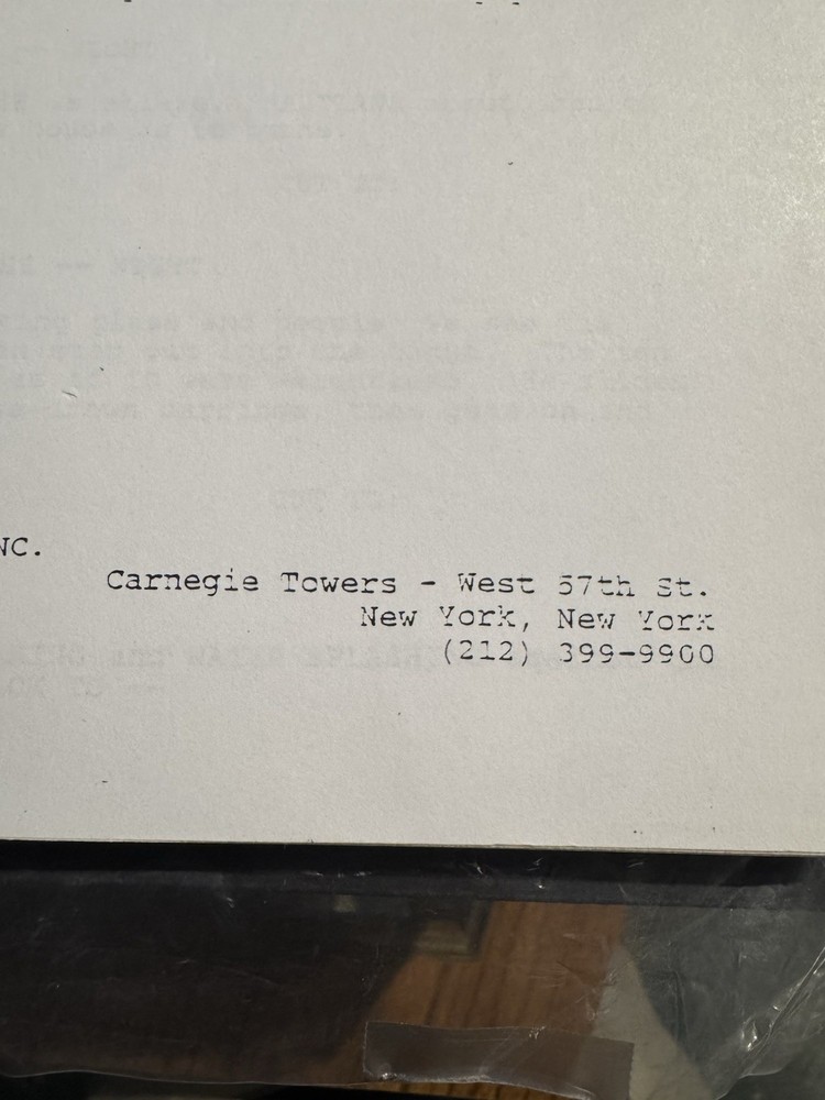 Vampire in Brooklyn Authentic Screenplay/Script Eddie Murphy Charlie Murphy