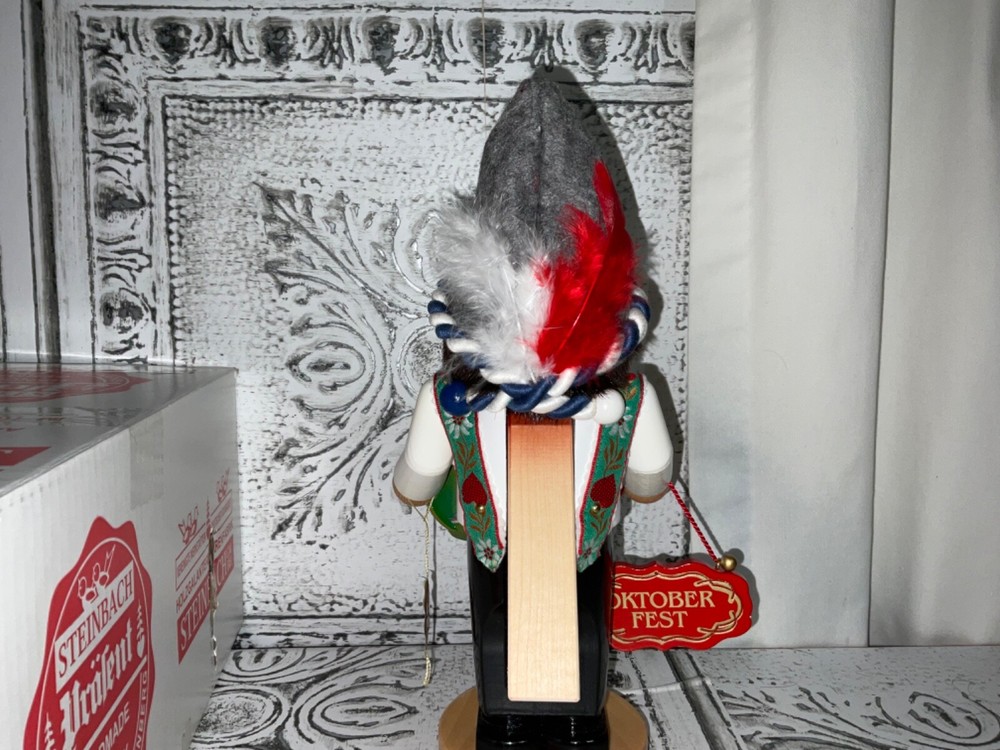 Steinbach Chubby Octoberfest Fan Beer Drinker German Nutcracker - S1353