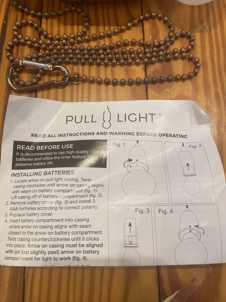 Pull Light 3-Pack Battery Powered