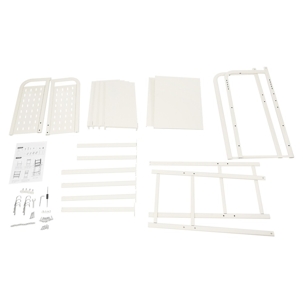 3-Tier Over Washing Machine Storage Unit Bathroom Shelf Over Toilet Storage Unit