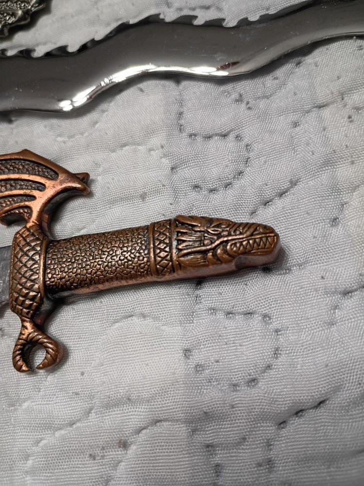 Two Flying Dragon Decorative Daggers