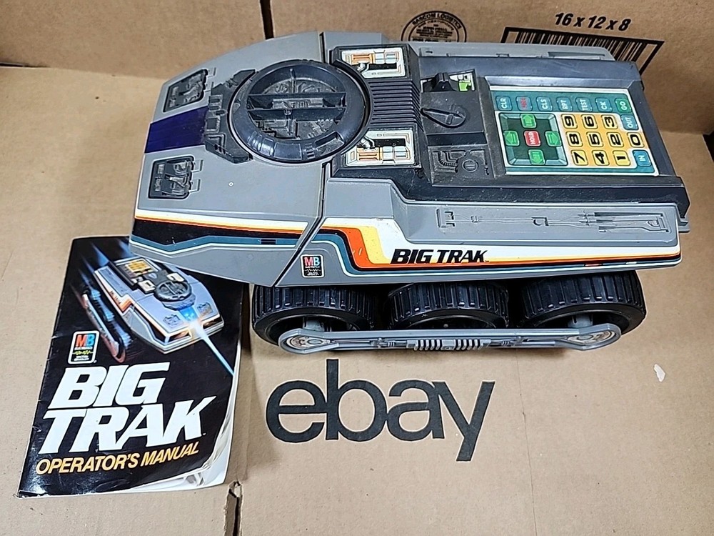 1979 Milton Bradley BIG TRAX Programmable Vehicle W/instructions Untested