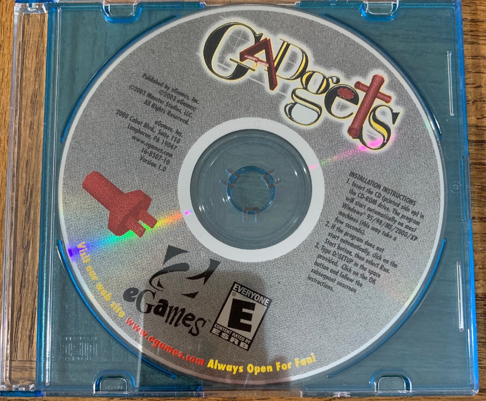 Gadgets Computer PC CD Rom Software