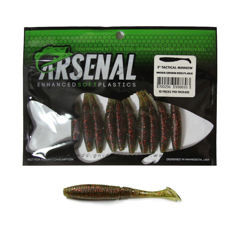 Tactical Minnow 3" 10PK - White Smoke